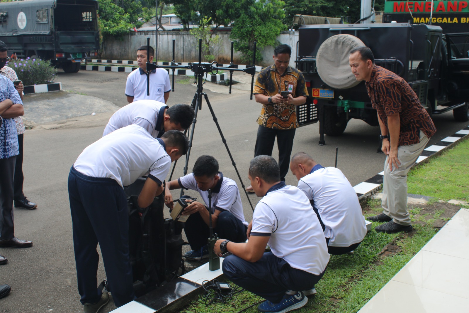 Kunjungan Bais TNI Dalam Rangka Pengecekkan Kendaraan DDF 550 Dan Alkom