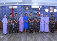 Kasal Terima Pelaporan Korps Kenkat 4 Pati TNI AL
