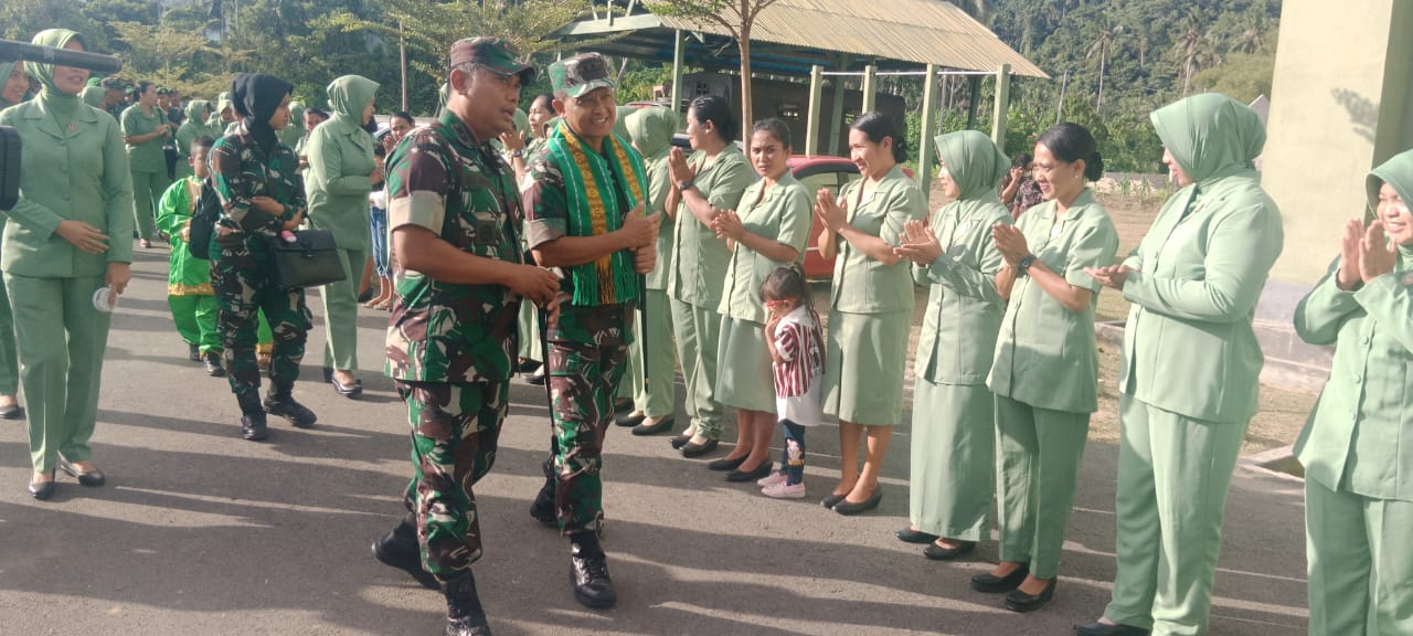 Kunjungan Perdana Pangdam Pattimura Ke Kodim 1512weda Pelopor Wiratama