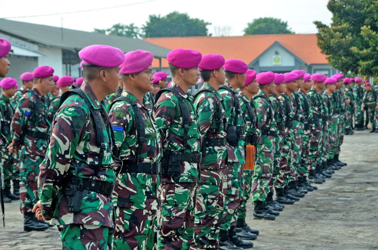 Prajurit Yonranratfib 2 Marinir Siap Pengamanan Jelang Tahun Baru Dan