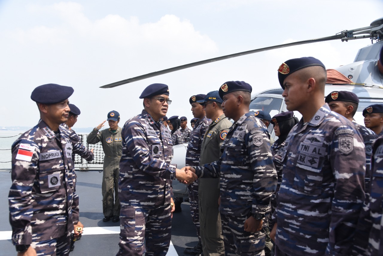 KRI R.E. Martadinata-331 Ikuti Latma Multinasional Exercise Aman-23 Di ...