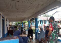 Babinsa 1513-03/Kairatu melakukan Komsos Di Dusun Waralohi