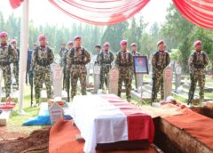 Danpasmar 1 Ikuti Upacara Pemakaman Militer Letjen TNI Mar (Purn) Suharto