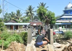 Sinergi TNI dan Masyarakat, Pembangunan Jembatan Garuda Berjalan Lancar