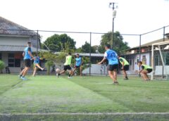Prajurit Yonangmor 1 Mar Laksanakan Olahraga Futsal