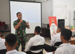 KODAERAL V BERIKAN PEMBEKALAN PRATEST AKADEMIK KEPADA CALON BINTARA DAN TAMTAMA PK TNI AL GELOMBANG II TA 2026