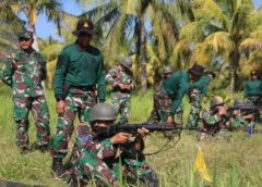 Latihan Menembak Jadi Sarana Penajaman Kemampuan Prajurit Puslatpurmar 7 Lampon