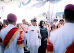Prajurit Batalyon Infanteri 6 Marinir TNI AL Laksanakan Upacara Hasta Pora