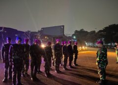 Yonangmor 1 Marinir Dukung Serpas Pasmar 1 Dalam Rangka PAM Ibu Kota