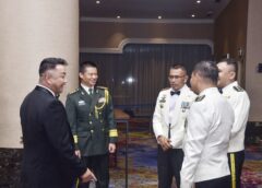 Wakili Danpasmar 1, Danmen Zeni 1 Marinir Hadiri Undangan Peringatan Hari Jadi Tentara Pembebasan Rakyat Tiongkok