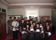 Wujudkan Rasa Syukur, Danyon Angmor 1 Mar Gelar Syukuran