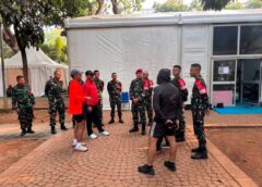 Posko Yonif 14 Marinir BKO Paspampres Terima Kunjungan Ir Kormar