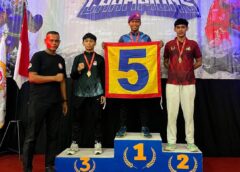 Pukul Tuntas di Final! Prajurit Yonif 5 Marinir Rebut Emas Wushu Sanda 56 Kg Senior Putra