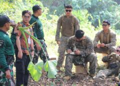 Prajurit Puslatpurmar 8 Teluk Ratai Berikan Pembekalan Jungle Survival pada Latma Platex 2026