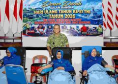 Prajurit TNI-Polri Donor Darah, Dukung Ketersediaan Stok Darah PMI Sorong