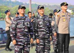 Komandan Kodaeral XIV Sorong Hadiri Pelepasan Satgas Terpadu Port Visit 2026  ke Kawasan Pasifik Selatan