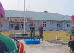 Danpuslatpurmar 9 Dabo Singkep Pimpin Upacara 17-an