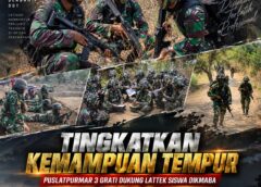 TINGKATKAN KEMAMPUAN TEMPUR, PUSLATPURMAR 3 GRATI DUKUNG LATTEK SISWA DIKMABA