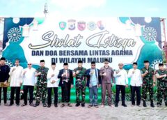 Pangdam Menghadiri Doa Bersama Lintas Agama Di Lapangan Merdeka Ambon.