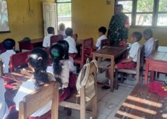 Babinsa Iha Berikan Wawasan Kebangsaan kepada Siswa SD Negeri Iha