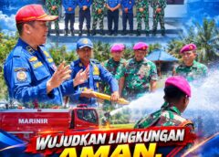 Wujudkan Lingkungan Aman, Puslatpurmar 7 Lampon Gandeng Damkar Kabupaten Banyuwangi Gelar Pelatihan Penanggulangan Kebakaran