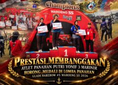 Prestasi Membanggakan, Atlet Panahan Putri Yonif 3 Marinir Borong Medali di Lomba Panahan Gladi Barebow #5 Waroeng SS 2026