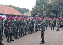 Pasiops Yonzipur 1 Marinir Berikan Pengarahan Jelang HUT TNI