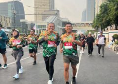 Dandenma Pasmar 1 Ikuti Fun Walk Panglima TNI dan Kunjungi TNI Fair