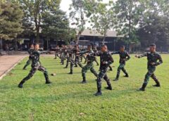 Prajurit Yon Arhanud 1 Mar Tingkatkan Kemampuan Bela Diri Militer
