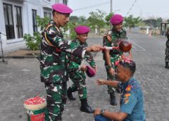 20 Prajurit Denma Kolatmar Sandang Pangkat Baru 