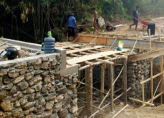 Progres Jembatan Garuda Merah Putih Di Kaliwe 2 dan Kaliwe I Terus Berjalan
