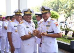 DANKODAERAL V HADIRI SERTIJAB DAN PELANTIKAN SEJUMLAH PEJABAT STRATEGIS KOARMADA RI DI JAKARTA