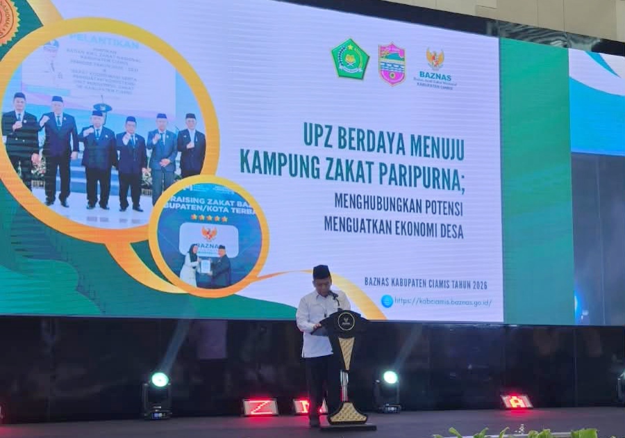 Foto: Wakil Ketua I BAZNAS Kabupaten Ciamis, Dr.H. Wasdi, M.Si.
