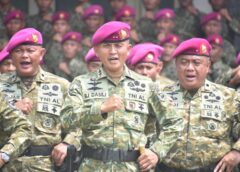 Danpasmar 1 Hadiri Tradisi Penerimaan Perwira Remaja Korps Marinir