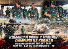 Komandan Brigif 2 Marinir Dampingi KS Kormar Uji Fungsi Granat RPG Anti Tank TYPE 69 – 1 40 MM Heat Norinco 2 – 26