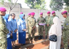 Jelang HUT Brigif 1 Marinir, Yonif 4 Marinir Ziarah ke TMP Bahagia