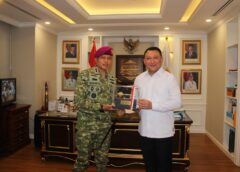 Komandan Yonif 14 Marinir Pererat Sinergi dengan Pemkot Jakarta Utara
