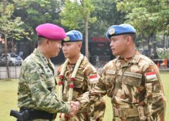 Danpasmar 1 Hadir Pada Penyambutan Satgas BGC TNI Konga XXXIX-G MONUSCO
